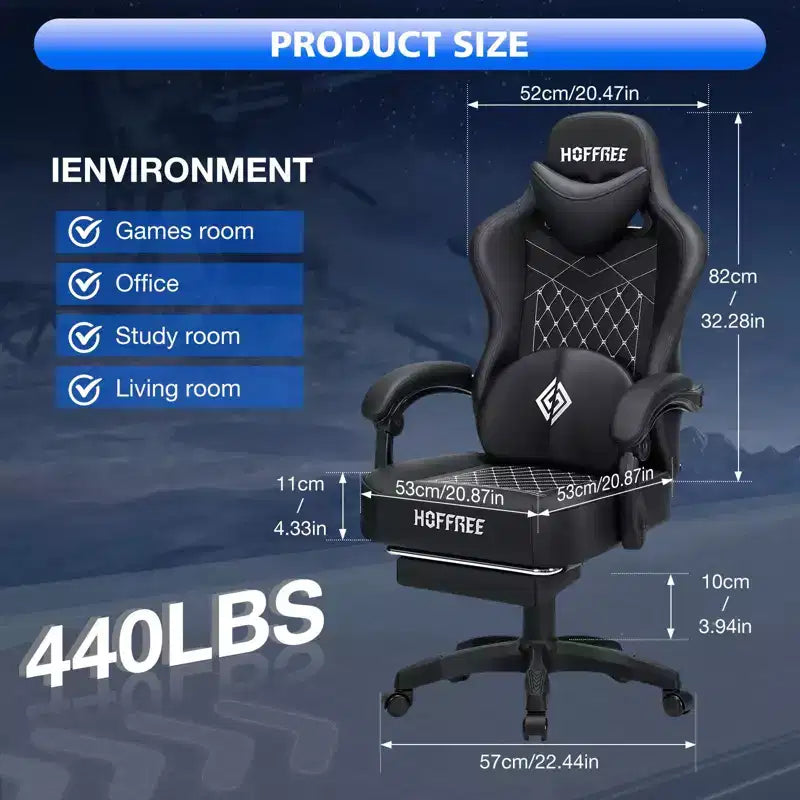 Fauteuil de jeu massant en cuir véritable, chaise de bureau ergonomique pour ordinateur