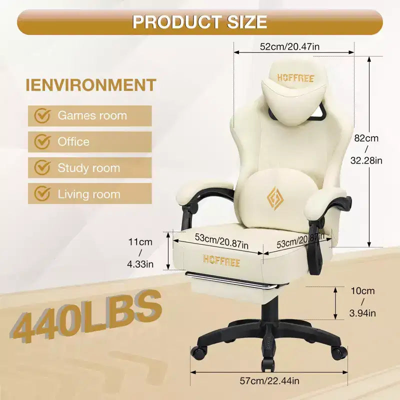 Fauteuil de jeu massant en cuir véritable, chaise de bureau ergonomique pour ordinateur