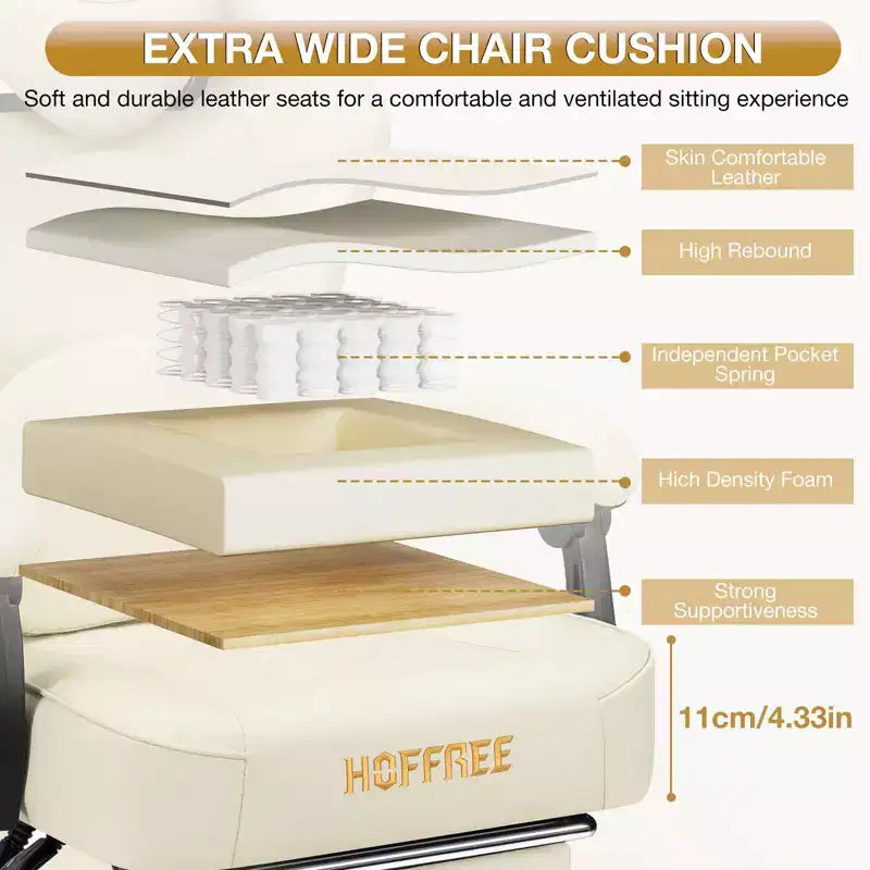 Fauteuil de jeu massant en cuir véritable, chaise de bureau ergonomique pour ordinateur