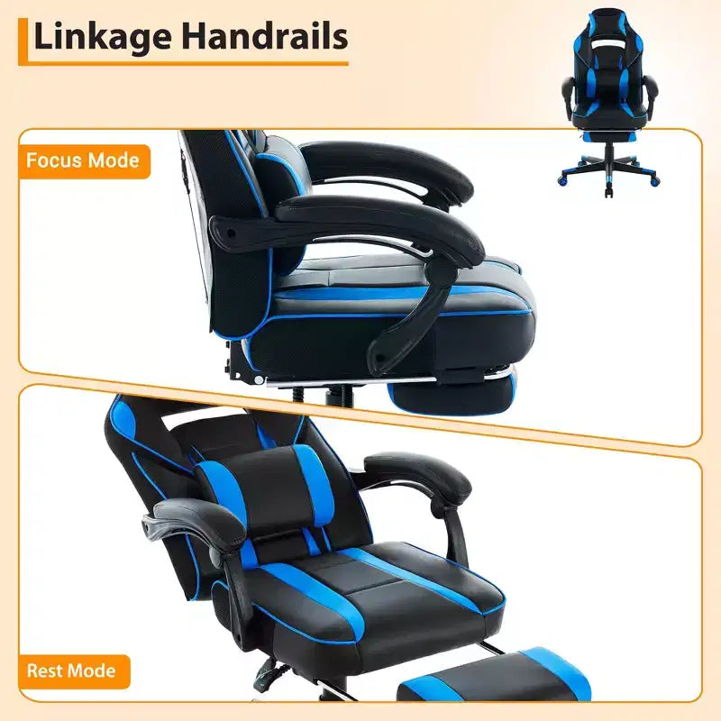 Chaise de bureau ergonomique rose fleur de cerisier avec piédestal, support lombaire et appui-tête.