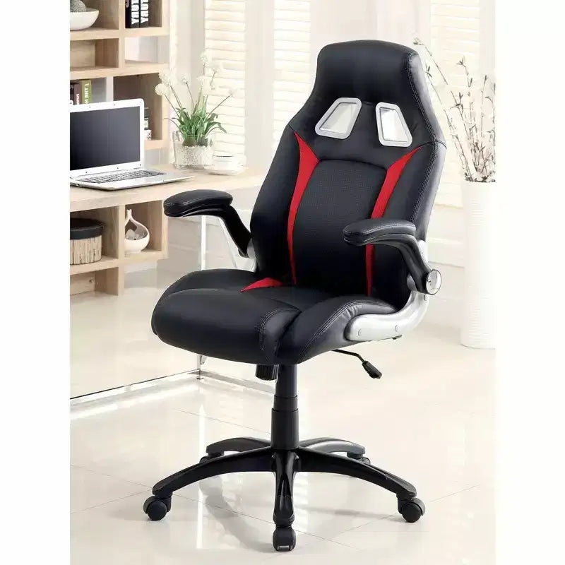 Chaise de bureau gamer ergonomique réglable, pivotante à 360° avec roulettes, adaptée aux bureaux et aux maisons, fauteuil de relaxation multifonctionnel.
