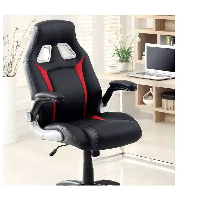 Chaise de bureau gamer ergonomique réglable, pivotante à 360° avec roulettes, adaptée aux bureaux et aux maisons, fauteuil de relaxation multifonctionnel.