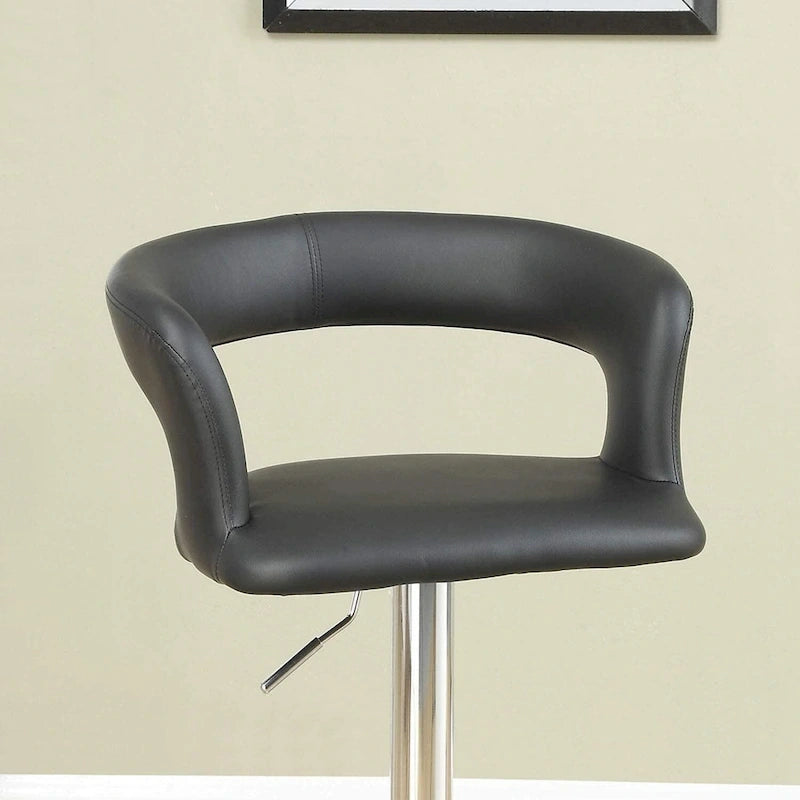 Ensemble de tabourets de bar, tabourets de bar pivotants réglables, dossier creux, tabourets de comptoir de cuisine avec accoudoirs