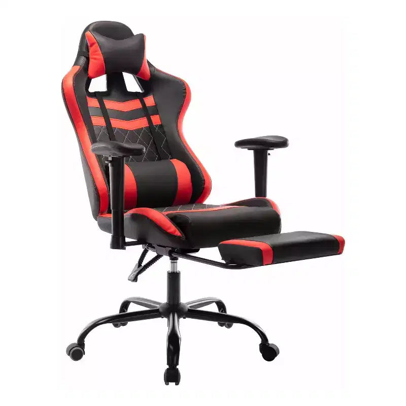 Chaise de jeu avec oreiller et repose-jambes ajustables
