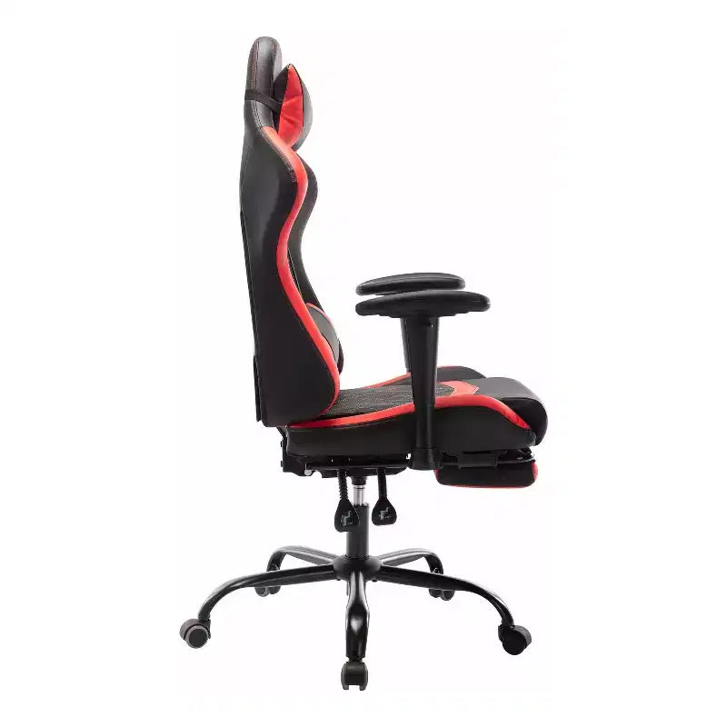 Chaise de jeu avec oreiller et repose-jambes ajustables