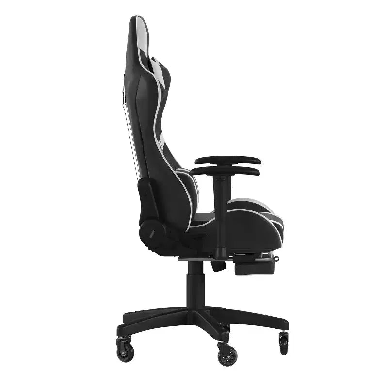 Chaise de jeu/chaise de bureau gamer avec dossier réglable
