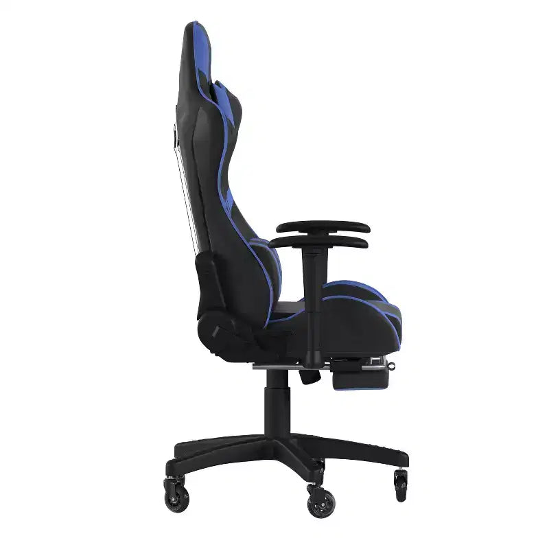 Chaise de jeu/chaise de bureau gamer avec dossier réglable