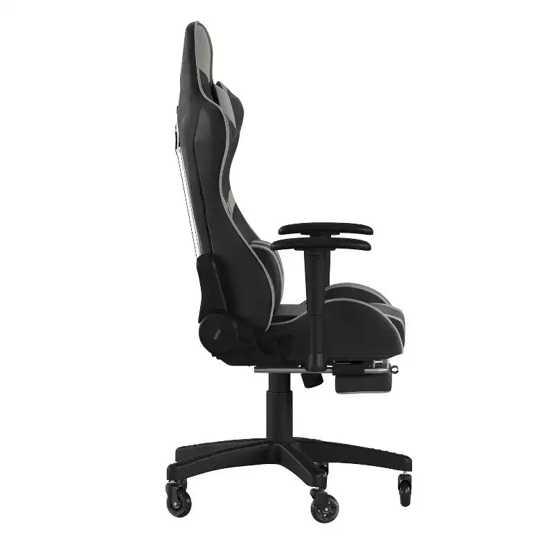 Chaise de jeu/chaise de bureau gamer avec dossier réglable