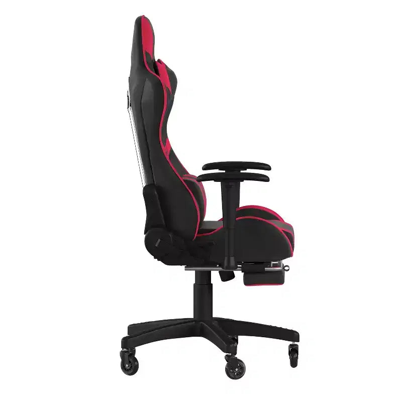 Chaise de jeu/chaise de bureau gamer avec dossier réglable
