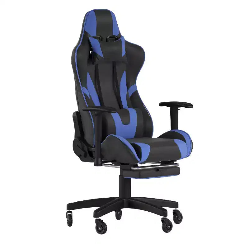 Chaise de jeu/chaise de bureau gamer avec dossier réglable