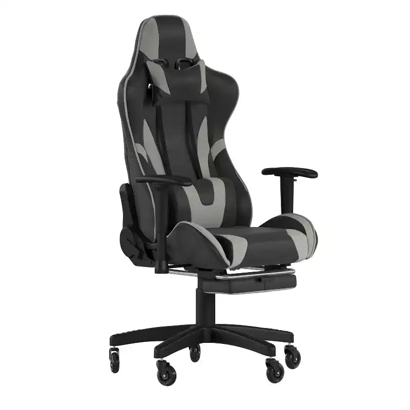 Chaise de jeu/chaise de bureau gamer avec dossier réglable