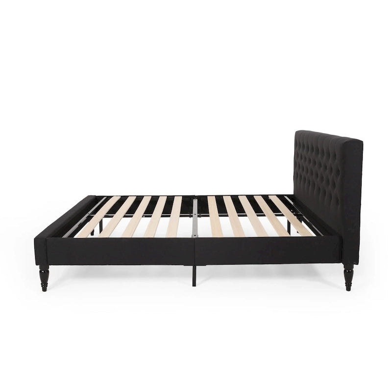 Plateforme de lit King rembourrée