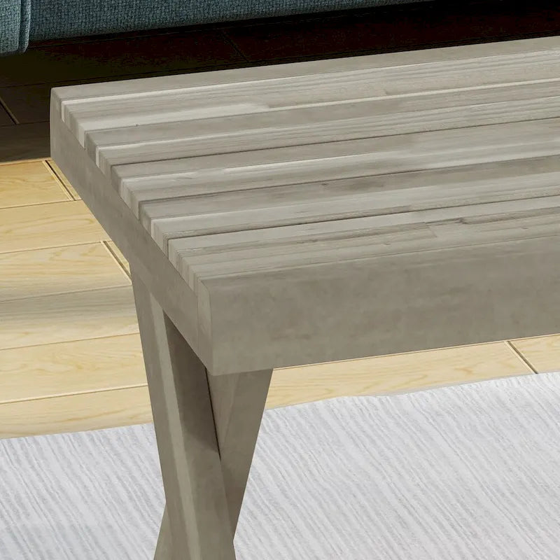 Table basse Esmeralda Farmhouse Acacia de Christopher Knight Home