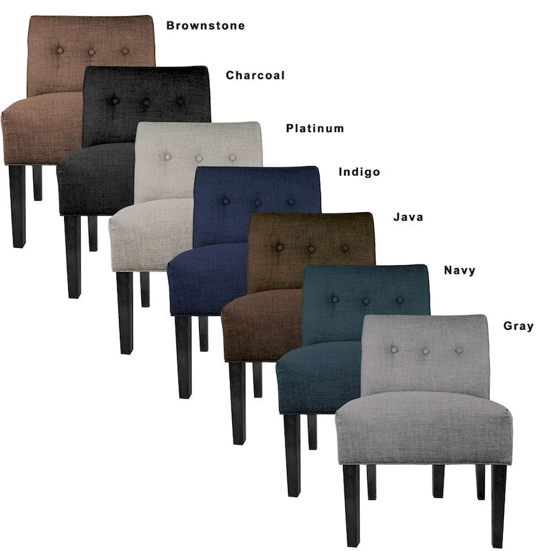 Chaise capitonnée