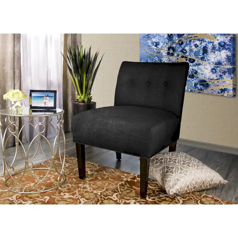 Chaise capitonnée