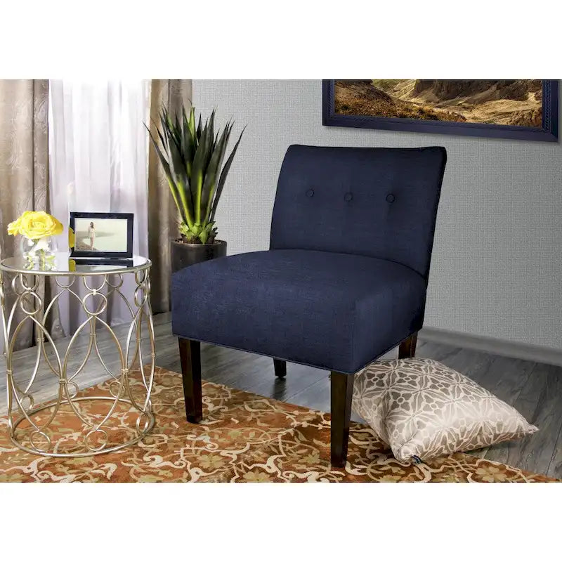 Chaise capitonnée