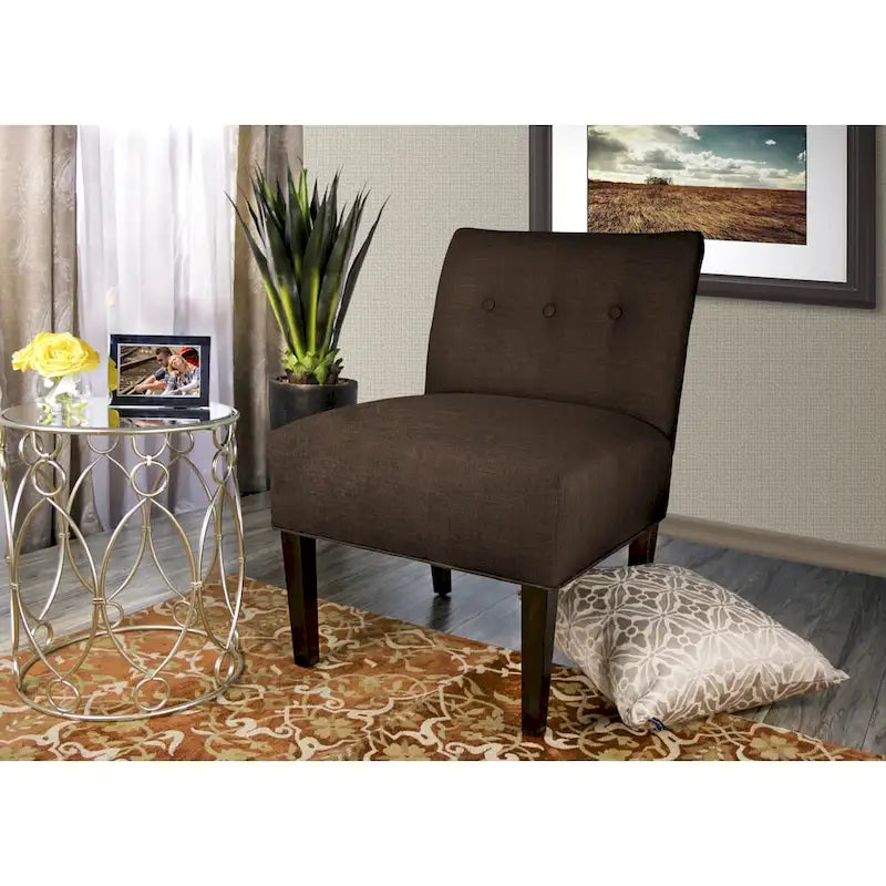 Chaise capitonnée