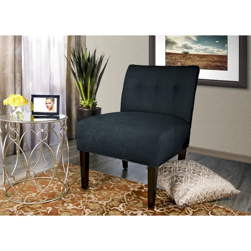 Chaise capitonnée