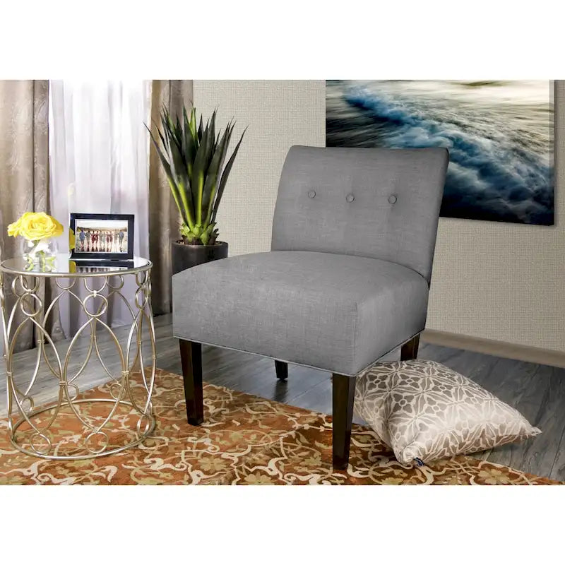 Chaise capitonnée