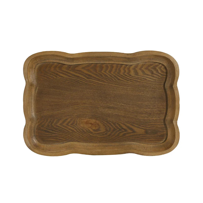 Table d'appoint rectangulaire de style campagne française