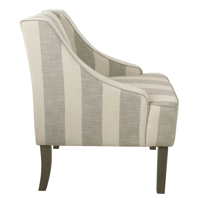 Fauteuil classique aux lignes courbes