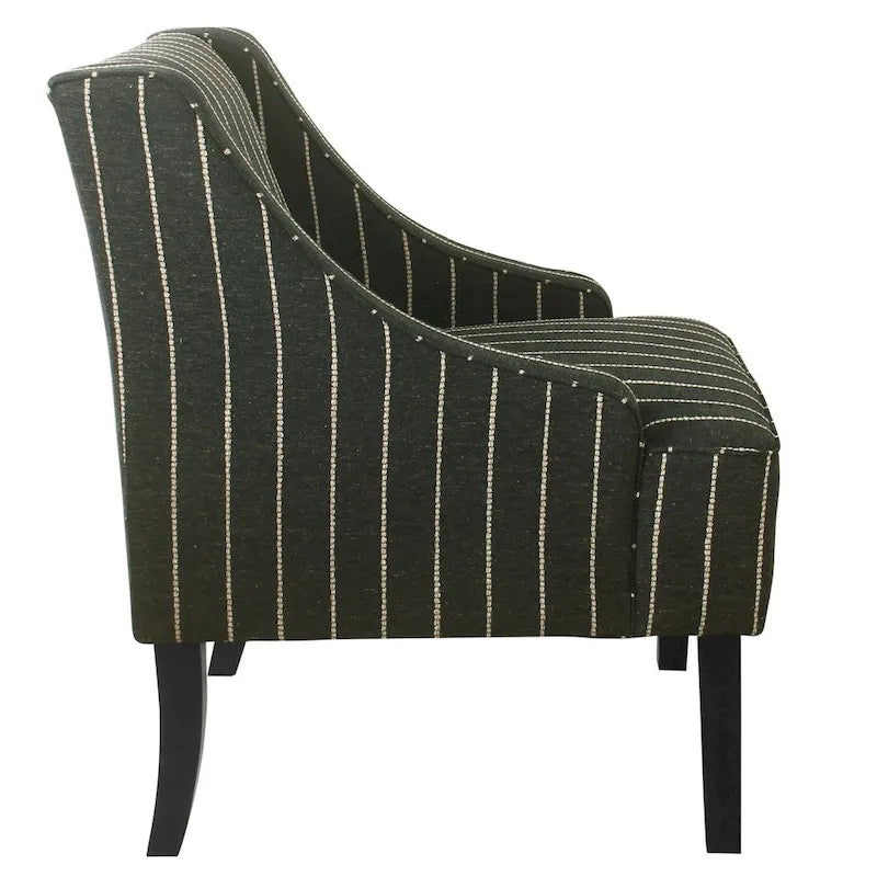 Fauteuil classique aux lignes courbes