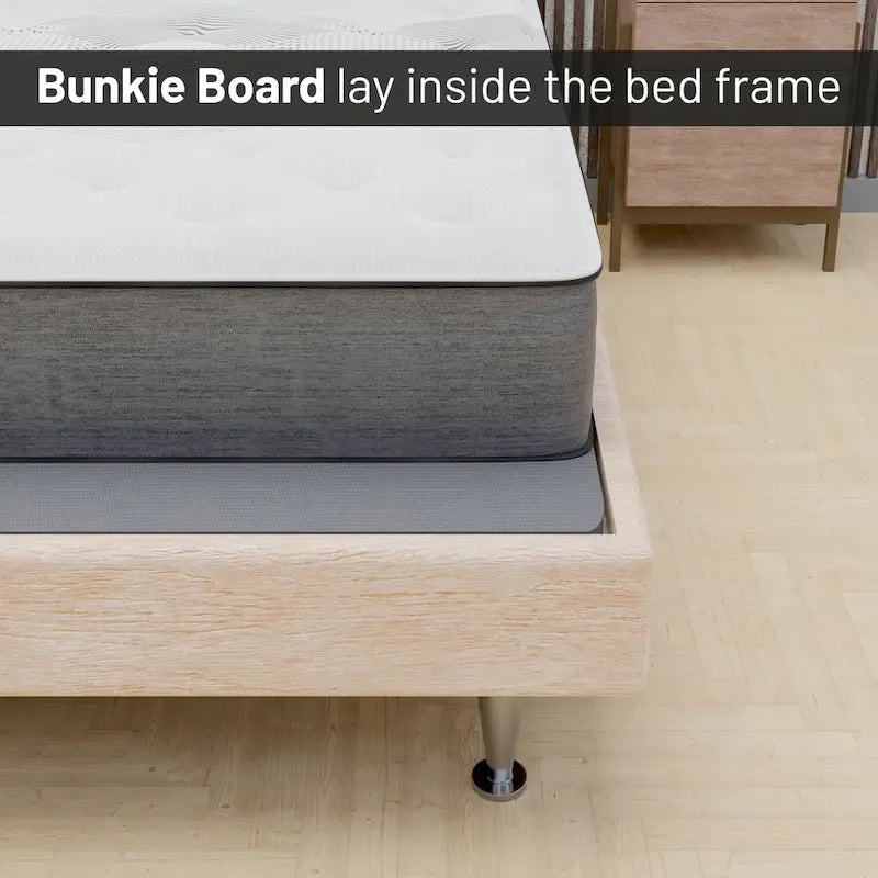 Panneau de soutien de matelas fendu - entièrement assemblé pour un confort et un soutien améliorés.