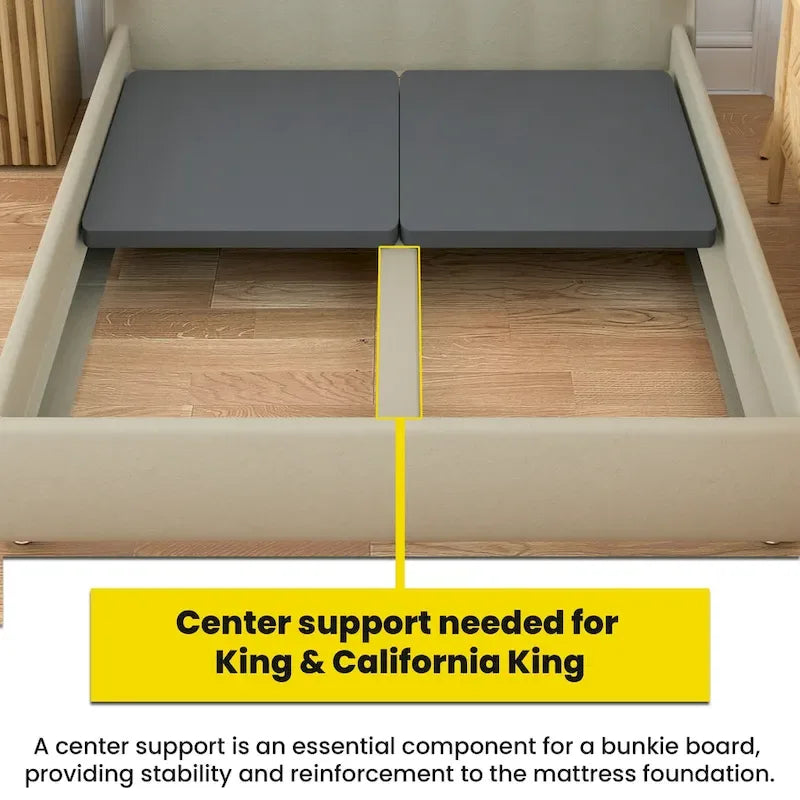 Panneau de soutien de matelas fendu - entièrement assemblé pour un confort et un soutien améliorés.