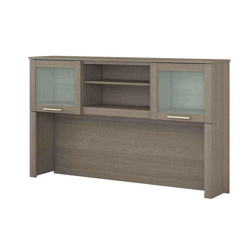 Bureau en L et étagère