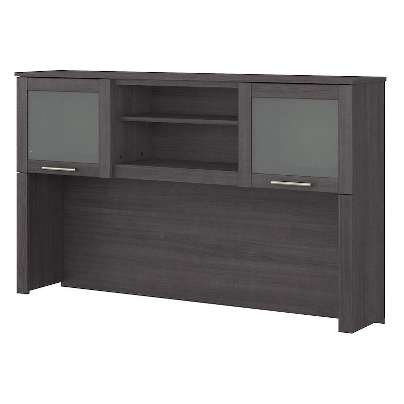 Bureau en L et étagère