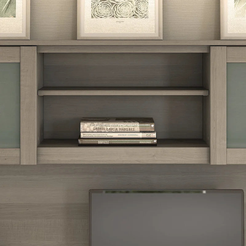 Bureau en L et étagère