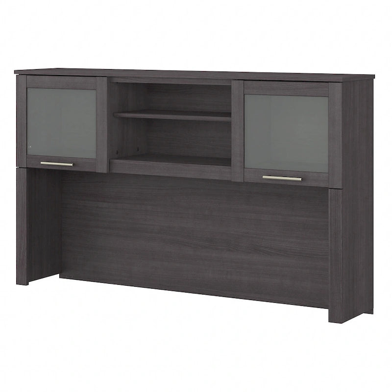 Bureau en L et étagère