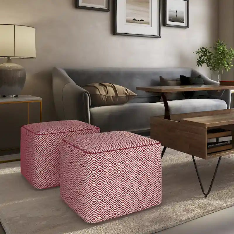 Futon carré de style bohème