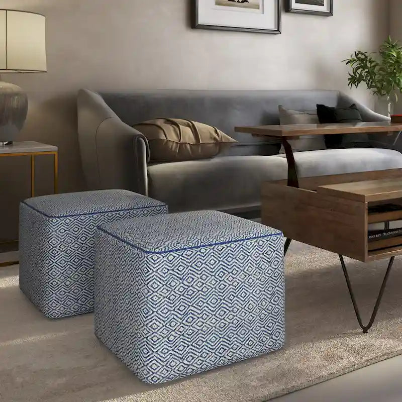 Futon carré de style bohème