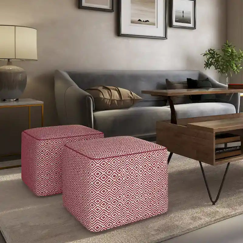 Futon carré de style bohème
