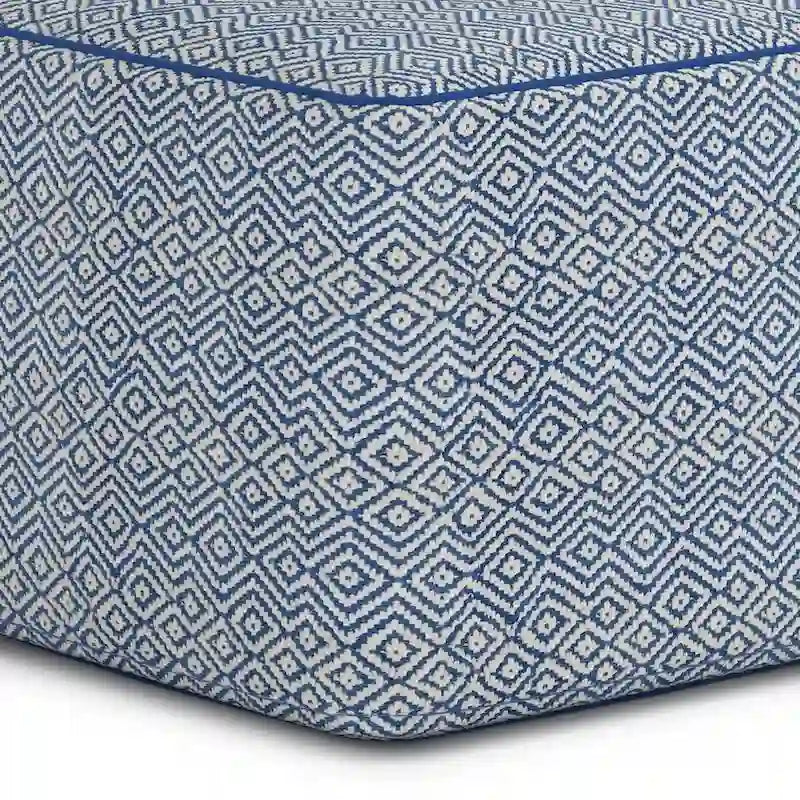 Futon carré de style bohème